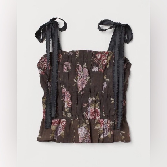 Brock Collection x H&M Lyocell-Blend Top Size Medium - Picture 4 of 8